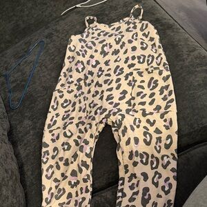 Leopard Print Kids One Piece